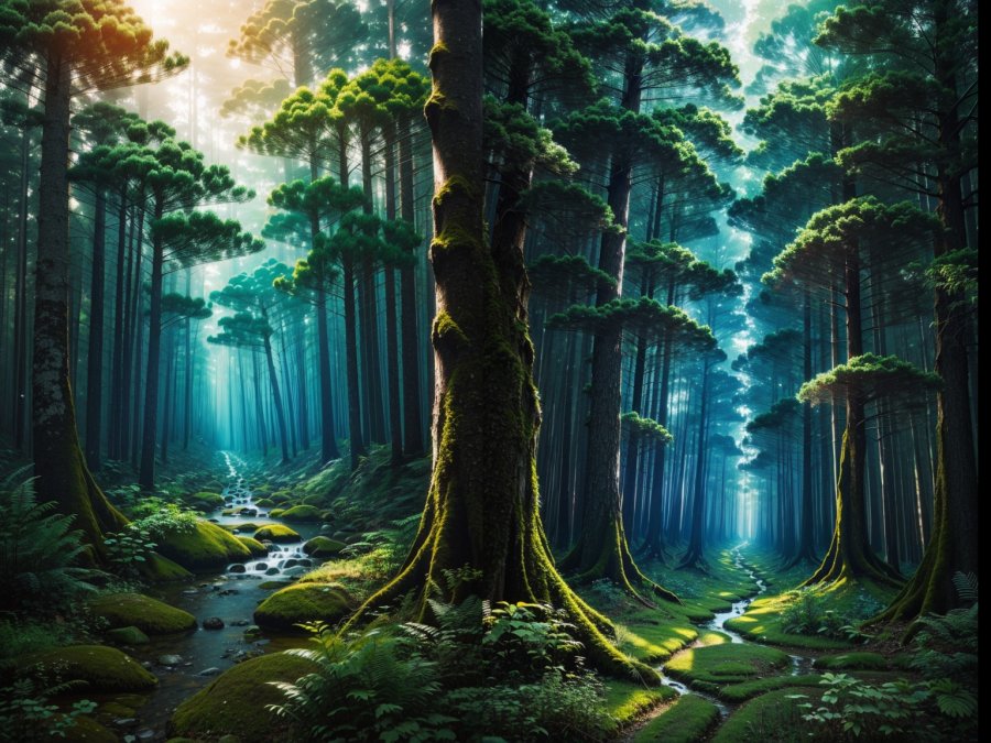 Leonardo AI - Surreal Forest